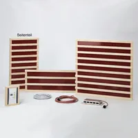 InfraWorld Flächenheizsystem Rückenteil in Fichte/Espe 850 x 820 x