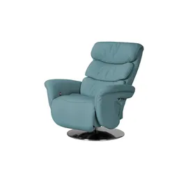 HIMOLLA Relaxsessel 7628 Leder 83 x 107 x 88 cm Türkis/Petrol mit Relax-Funktion