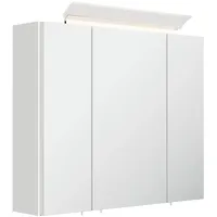 Posseik Spiegelschrank inkl. Design LED-Lampe u. Glasböden 75 cm