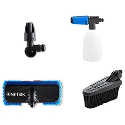 Nilfisk Hochdruckreiniger Zubehör: Auto-Reinigungs-Set - 4 Teile