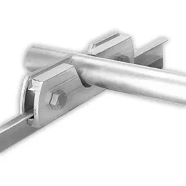 GAH Alberts Zaunpfosten 3 x 40 cm Grau/Stahl