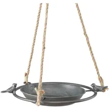 Boltze Vogeltränke Jackson Ø25 x 4 cm Grau