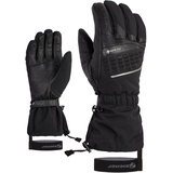 Ziener GASTIL Ski-Handschuhe/Wintersport | Gore-Tex, Lange Stulpe, PFC frei, Black, 8,5