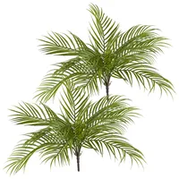 Creativ green Kunstpalme CREATIV GREEN "Palmblattbusch", grün, H:48cm, Kunststoff, Kunstpflanzen, mit naturgetreuen Palmwedeln