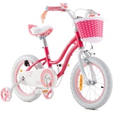 Royal Baby Stargirl Kinderfahrrad Mädchen Fahrrad mit Stützräder Fahrrad 14 Zoll Rosa