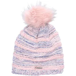 Antonio Strick Mütze Beanie mit Bommel  pink