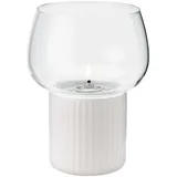 RIG-TIG Windlicht Hygge Glas Weiß