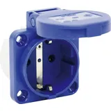 PCE Klappdeckelsteckdose IP54 Blau