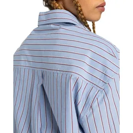 Element Langarmshirt "Napkins", Damen, Gr. M, blau (stripe blau, pomegranate), Obermaterial: 100% Baumwolle., Shirts Langarmshirt