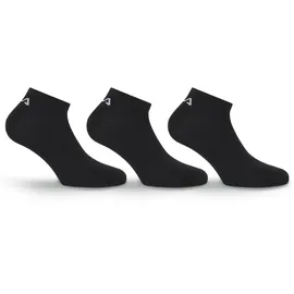 Fila Sneakersocken 3er Pack Schwarz 39-42