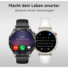 Huawei Watch GT 5 41 mm Gold Milanaise-Armband Gold + Freebuds 5i schwarz