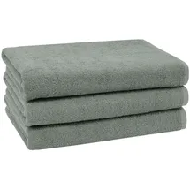 ZOLLNER Handtuchset 70 x 140 cm grau 3 St.