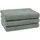 ZOLLNER Handtuchset 70 x 140 cm grau 3 St.