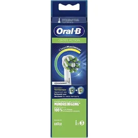 Oral B CrossAction CleanMaximiser Aufsteckbürste 3 St.