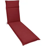 Deckchair-Auflage Unica 190 x 50 cm Stoff Rot