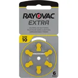Rayovac Extra Mercury Free Hörgerätebatterie Typ 10 / PR70
