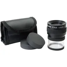 Ideal Tek M12071 Handlupe mit Messskala Vergrößerungsfaktor: 7 x Linsengröße: (Ø) 25 mm Schwarz