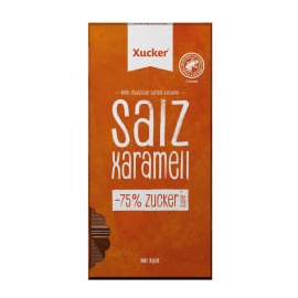 Xucker Vollmilch Xylit-Schokolade Salz-Karamell (80g)