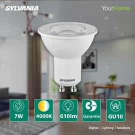 Sylvania GU10 7W 4000K 5 St.