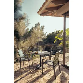 Niehoff Bistro Klapptisch Ø 125 x 74 cm Anthrazit/Grau