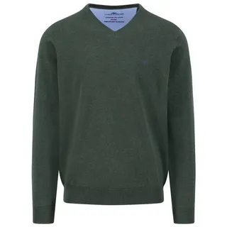 Fynch Hatton 1514211 Pullover Mit V-ausschnitt - Dark Ivy - 3XL