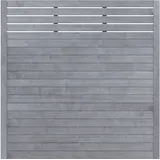 Traumgarten Sichtschutzzaun 179 x 179 cm grau lasiert