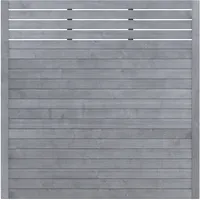 Traumgarten Sichtschutzzaun 179 x 179 cm grau lasiert