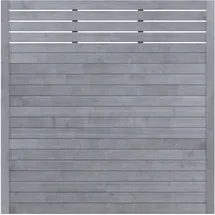 Traumgarten Sichtschutzzaun 179 x 179 cm grau lasiert