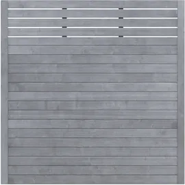 Traumgarten Sichtschutzzaun 179 x 179 cm grau lasiert