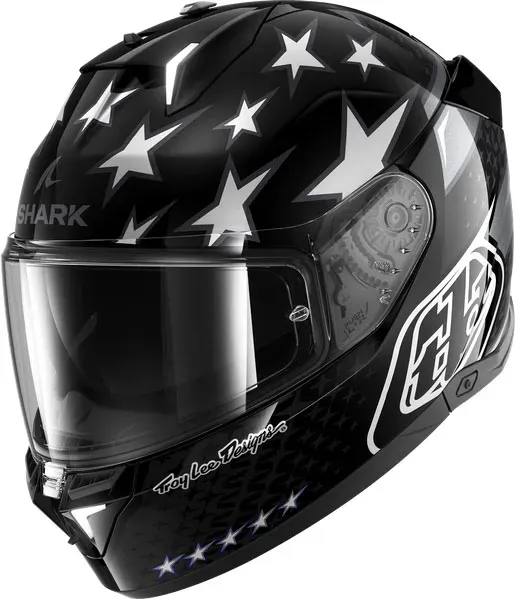 Shark Skwal i3 US Flag, casque intégral - Mat Noir/Gris/Blanc - XS