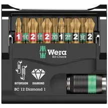 WERA Bit-Check 12 Diamond 1 12-teilig