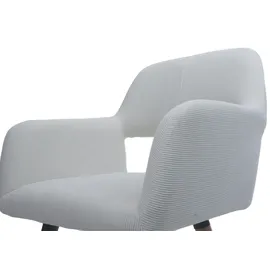 Mendler Esszimmerstuhl HWC-A50 II Cord creme-weiß 6er Set