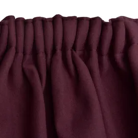 Beautissu Amelie Luna Kräuselband 140 x 245 cm bordeaux 2 St.