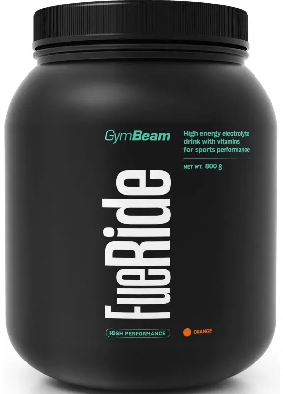 GymBeam FueRide rehydratisierendes Ionen-Getränk in Pulverform Geschmack Orange 800 g