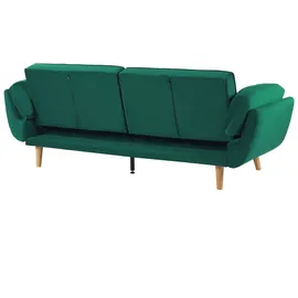 Beliani Schlafsofa 3-Sitzer Asby