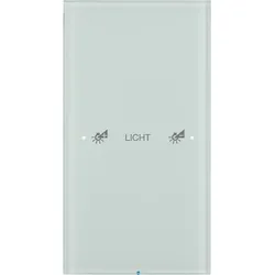 Berker Touch-Sensor 1-fach Komfort R.3 Glas Polarweiß