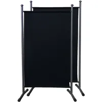Quick Star Paravent, Schwarz, Metall, 78x180 cm, Sonnen- &