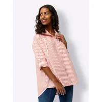 Heine Gestreifte Bluse in orange-ecru-gestreift | Gr.: 34
