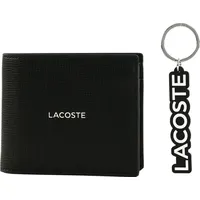 Lacoste Billfold Key Ring Box M Geldbörse Herren schwarz