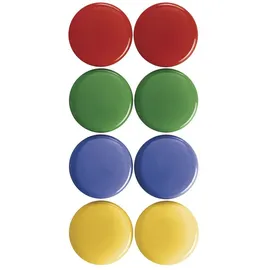 Magnetoplan Signalmagnete, sortiert, D=30 mm 8 Stück