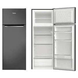 Amica DT 374 160 S Kühl-Gefrierkombination (211 l, 1440 mm hoch, Schwarz-Inox)