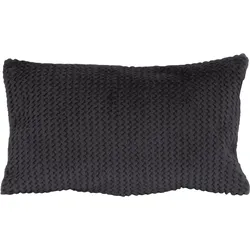 Kissen FRESH anthrazit - grau - BH 50x30 cm
