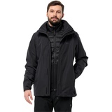 Jack Wolfskin Luntal 3in1 Jacke - Black XL