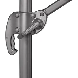 Svita Ampelschirm 300 x 300 cm Taupe