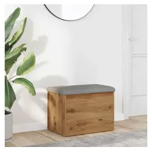 vidaXL Sitzbank mit Stauraum Artisan-Eiche Braun 62 x 42 x 45 cm
