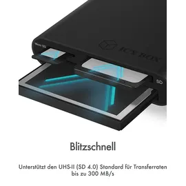 Icy Box IB-CR301-U3 USB 3.0 externer Multi-Kartenleser