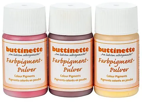 Farbpigment-Pulver, rottöne, 3x 20 ml