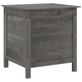 furnicato Gartentruhe 50 x 49 x 56,5 cm Schwarz