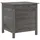 furnicato Gartentruhe 50 x 49 x 56,5 cm Schwarz