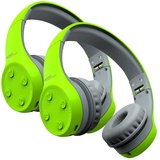 Auviso 2er-Set Over-Ear-Stereo-Headset für Kinder, Lautstärke-Begrenzung, BT5
